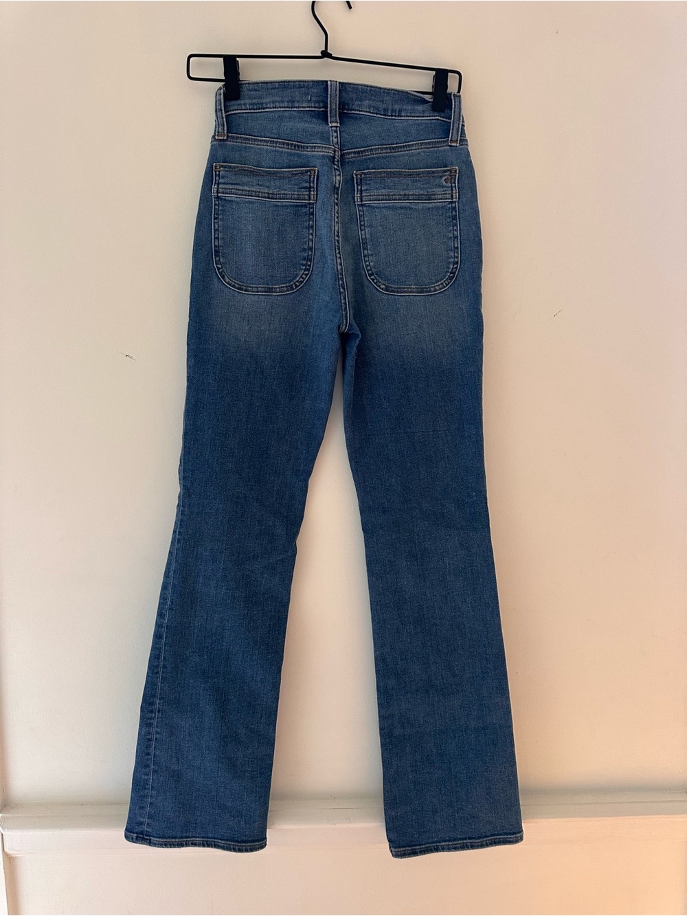 Madewell Kick Out full-length flare jeans size 25 - Picture 4 of 9